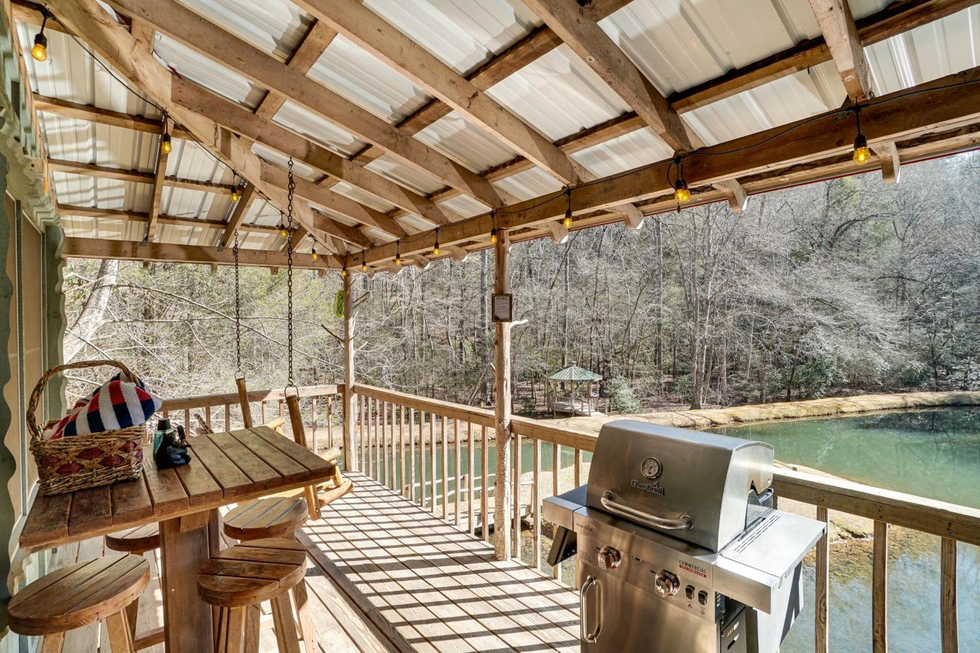 Secluded Family Retreat In Dahlonega With Hot Tub! Villa Kültér fotó