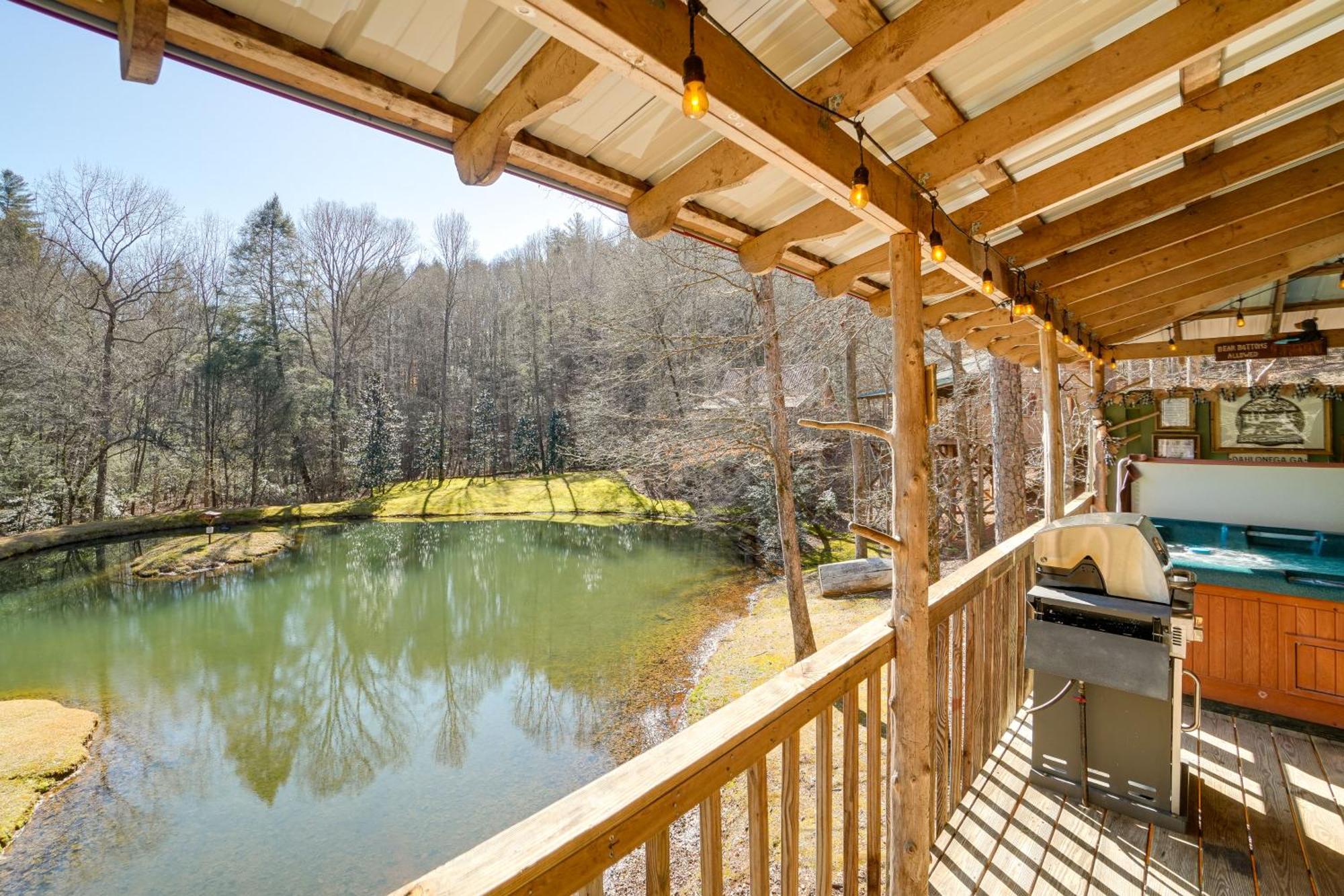 Secluded Family Retreat In Dahlonega With Hot Tub! Villa Kültér fotó