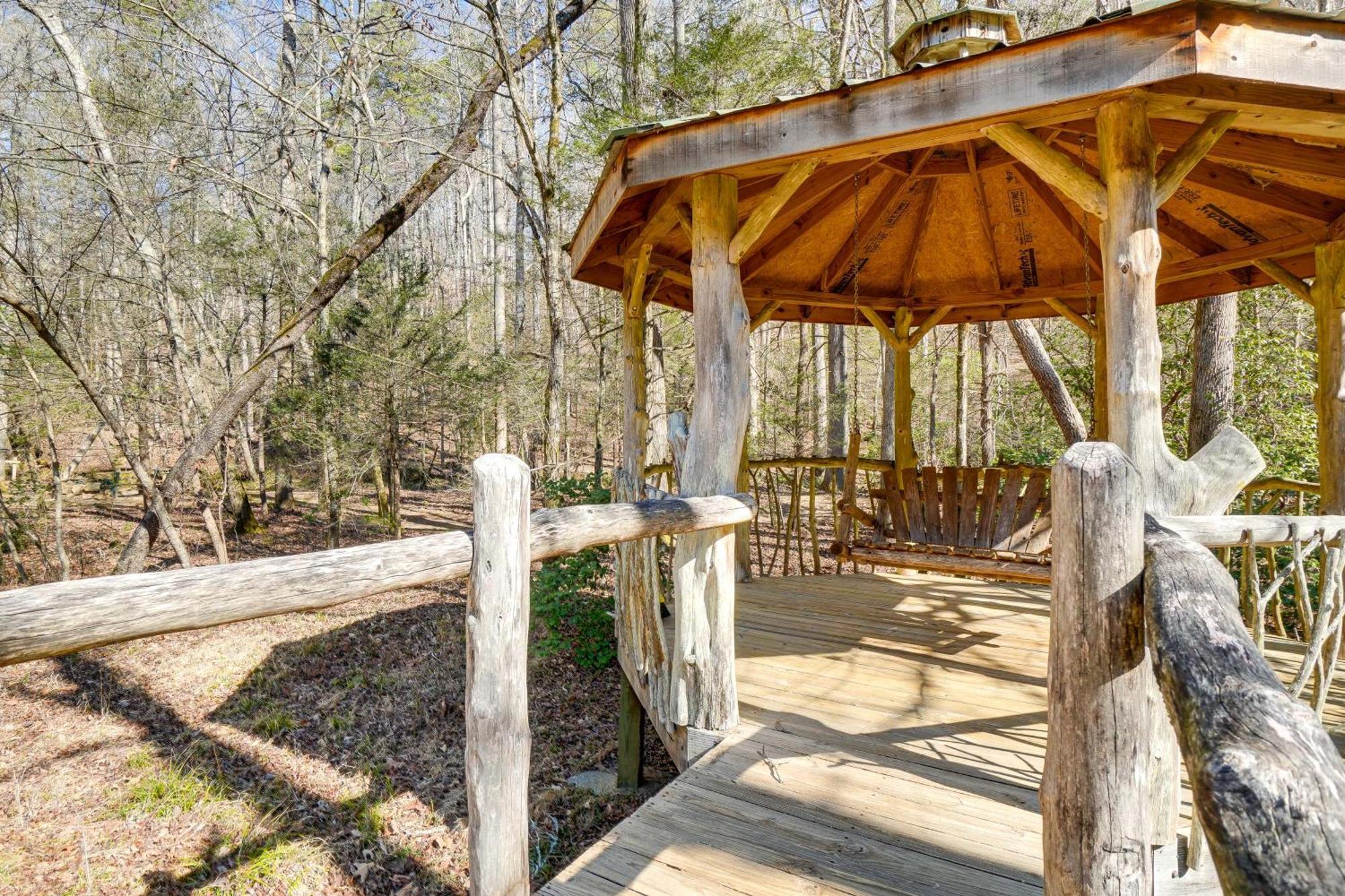 Secluded Family Retreat In Dahlonega With Hot Tub! Villa Kültér fotó