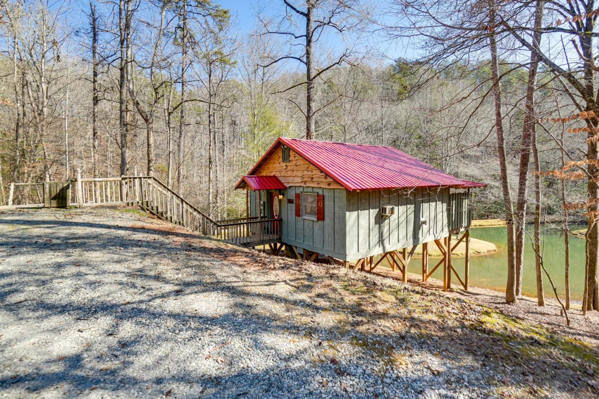 Secluded Family Retreat In Dahlonega With Hot Tub! Villa Kültér fotó
