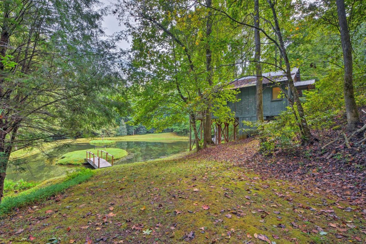 Secluded Family Retreat In Dahlonega With Hot Tub! Villa Kültér fotó