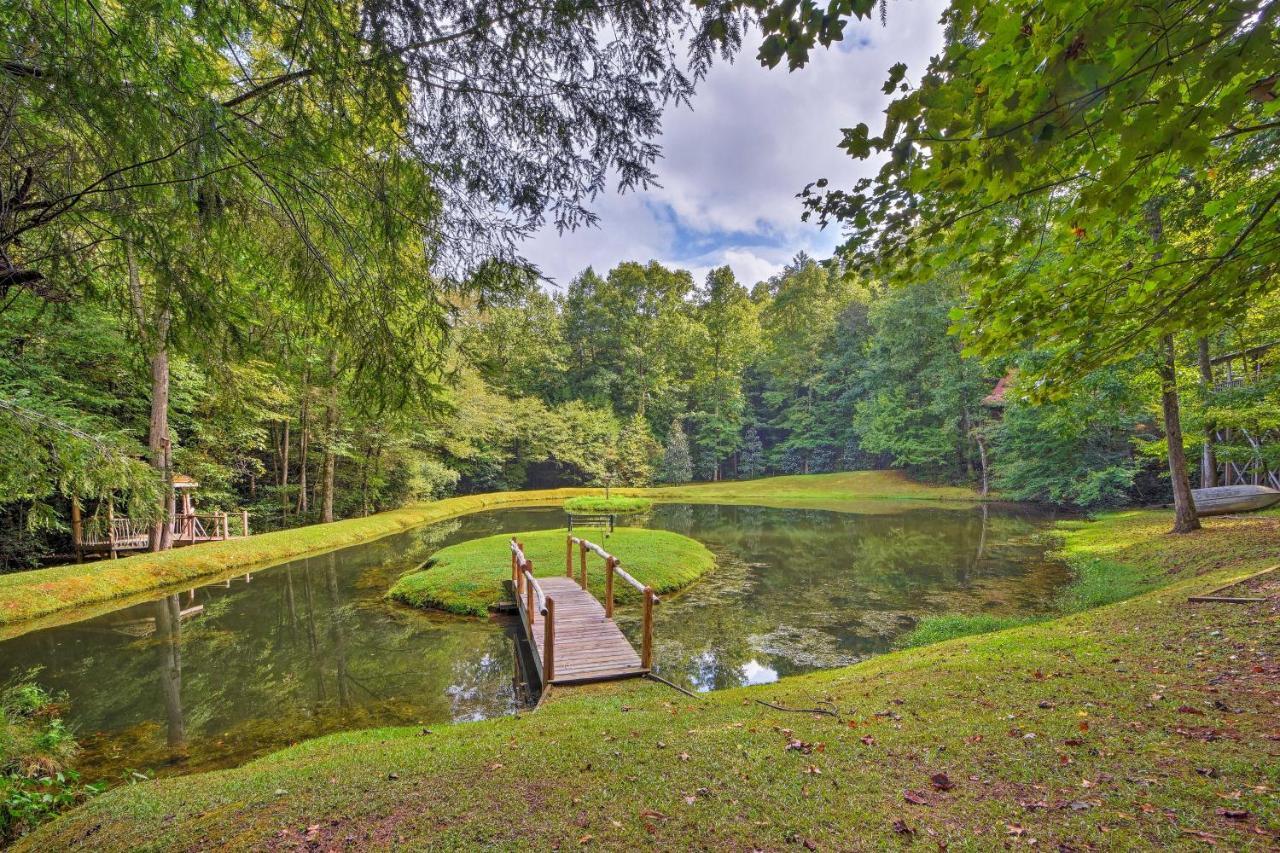 Secluded Family Retreat In Dahlonega With Hot Tub! Villa Kültér fotó