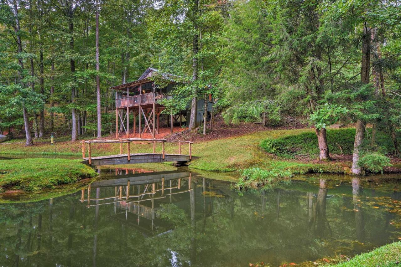 Secluded Family Retreat In Dahlonega With Hot Tub! Villa Kültér fotó